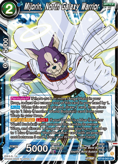 Mijorin, North Galaxy Warrior - BT18-043 - Uncommon available at 401 Games Canada