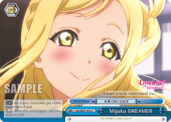 Mijuku DREAMER (Blue) - LSS-WE27-E54 - Common available at 401 Games Canada