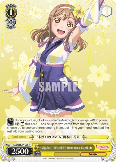 "Mijuku DREAMER" Hanamaru Kunikida - LSS/WE27-E05 - Rare (Parallel Foil) available at 401 Games Canada