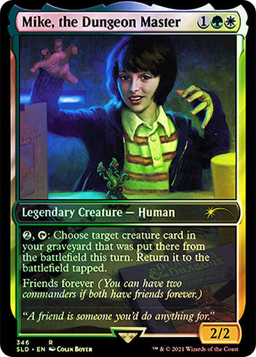 401 Games Canada - Mike, the Dungeon Master - Stranger Things Secret Lair (Foil) (SLD) 401 Games Canada - Mike, the Dungeon Master - Stranger Things Secret Lair (Foil) (SLD)