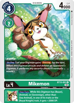 Mikemon - BT13-051 - Common available at 401 Games Canada
