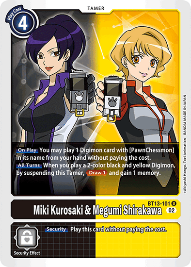 Miki Kurosaki & Megumi Shirakawa - BT13-101 - Uncommon available at 401 Games Canada