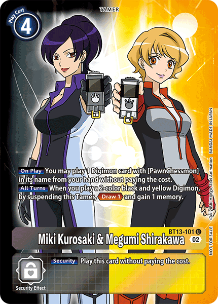 Miki Kurosaki & Megumi Shirakawa (Box Topper) - BT13-101 - Uncommon available at 401 Games Canada