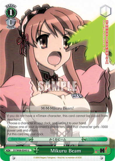 Mikuru Beam - SY/W08-E045 - Uncommon available at 401 Games Canada