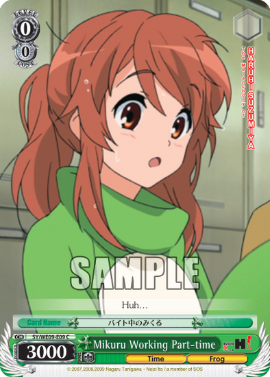 Mikuru Working Part-time - SY-WE09-E09 - Common (Foil) available at 401 Games Canada