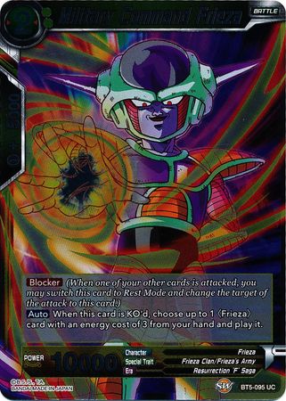 Military Command Frieza - BT5-095 - Uncommon (FOIL) available at 401 Games Canada