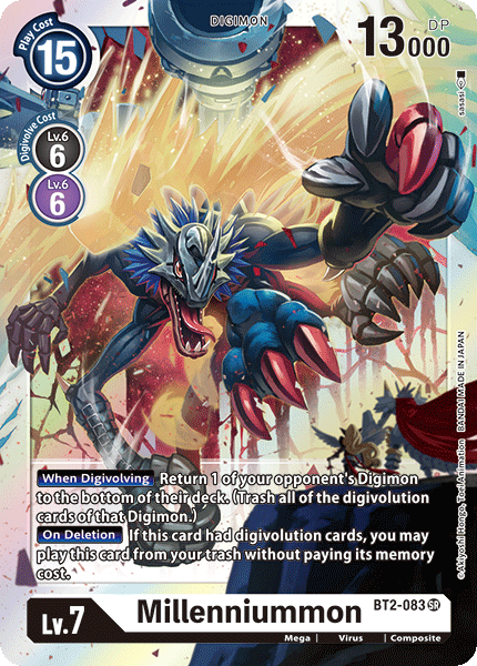 Millenniummon - BT2-083 - Super Rare available at 401 Games Canada