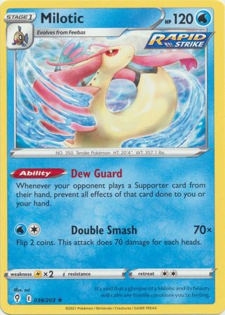 Milotic - 038/203 - Rare available at 401 Games Canada