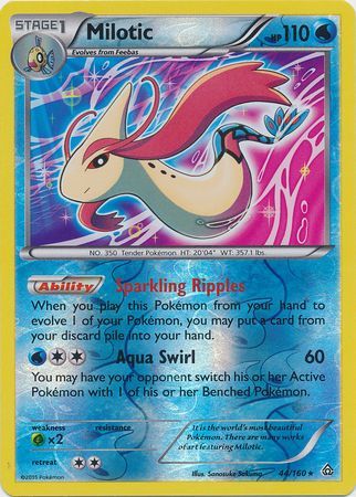 Milotic - 44/160 - Holo Rare - Reverse Holo available at 401 Games Canada