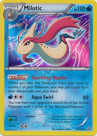 Milotic - 44/160 - Holo Rare available at 401 Games Canada