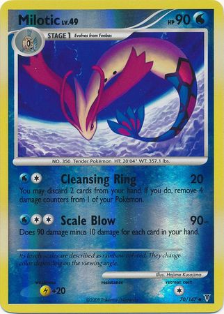 Milotic - 70/147 - Uncommon - Reverse Holo available at 401 Games Canada