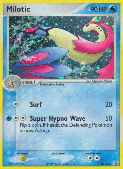 Milotic - 8/106 - Holo Rare available at 401 Games Canada