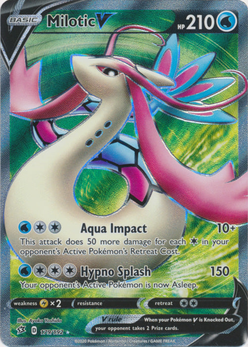 Milotic V - 179/192 - Full Art Ultra Rare available at 401 Games Canada