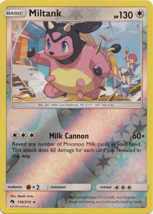 Miltank - 158/214 - Reverse Foil available at 401 Games Canada