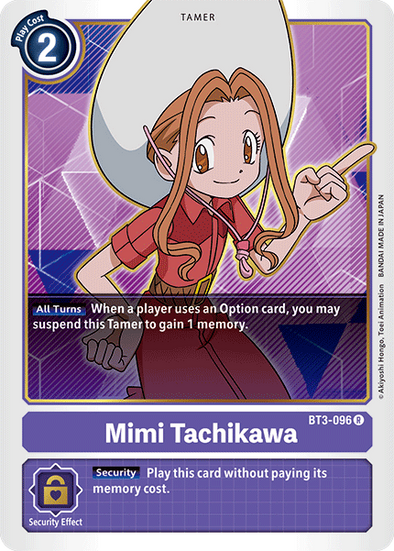 Mimi Tachikawa - BT3-096 - Rare available at 401 Games Canada