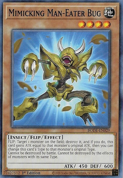 Mimicking Man-Eater Bug - BODE-EN029 - Common - 1st Edition available at 401 Games Canada