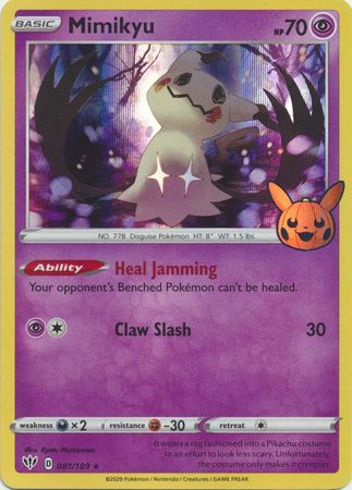 Mimikyu - 081/189 - Holo Promo (Trick or Trade BOOster Bundle) available at 401 Games Canada