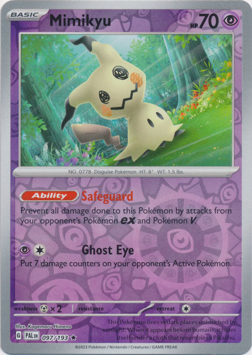 Mimikyu - 097/193 - Rare - Reverse Holo available at 401 Games Canada