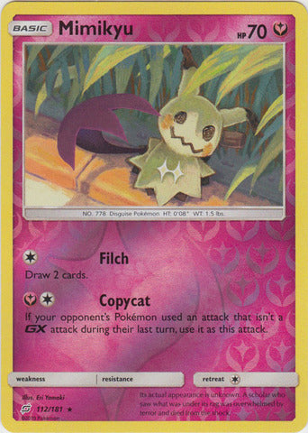 Mimikyu - 112/181 - Rare - Reverse Holo available at 401 Games Canada