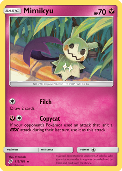 Mimikyu - 112/181 - Rare available at 401 Games Canada