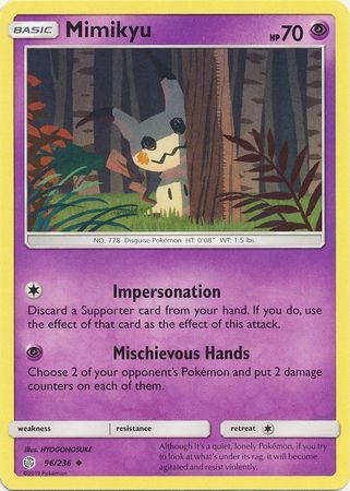 Mimikyu - 96/236 - Uncommon available at 401 Games Canada