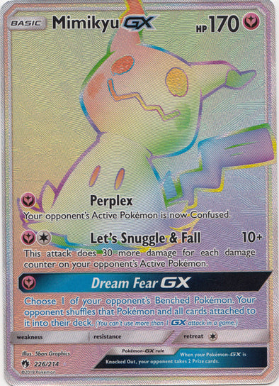 Mimikyu GX - 226/214 - Hyper Rare available at 401 Games Canada