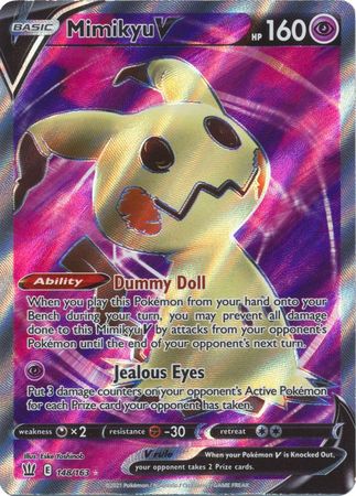 Mimikyu V - 148/163 - Full Art Ultra Rare available at 401 Games Canada