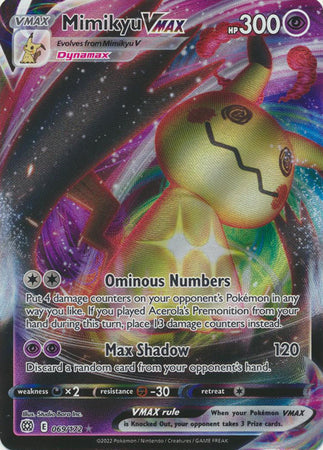 Mimikyu VMAX - 069/172 - Ultra Rare available at 401 Games Canada