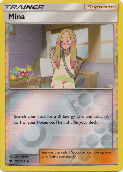 Mina - 183/214 - Uncommon - Reverse Holo available at 401 Games Canada