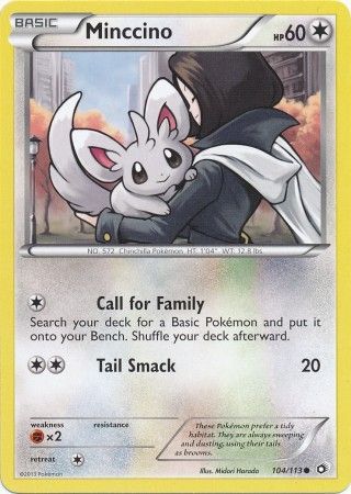 Minccino - 104/113 - Common available at 401 Games Canada