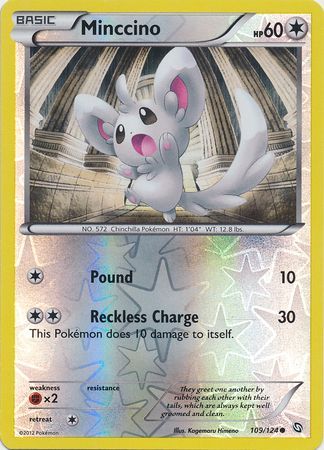 Minccino - 109/124 - Common - Reverse Holo available at 401 Games Canada