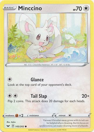 Minccino - 145/202 - Common available at 401 Games Canada