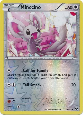 Minccino - 84/99 - Uncommon - Reverse Holo available at 401 Games Canada