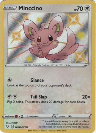 Minccino - SV093/SV122 - Shiny Rare available at 401 Games Canada