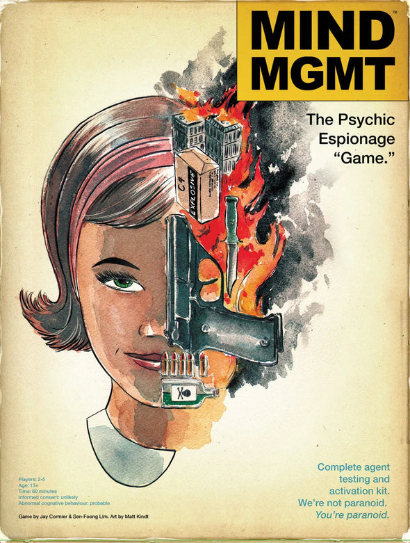 Mind MGMT: The Psychic Espionage "Game." Deluxe Edition available at 401 Games Canada