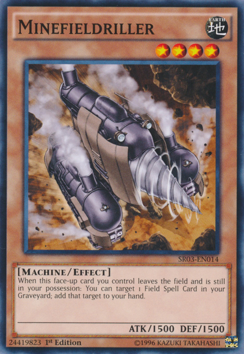 Minefieldriller - SR03-EN014 - Common - 1st Edition available at 401 Games Canada