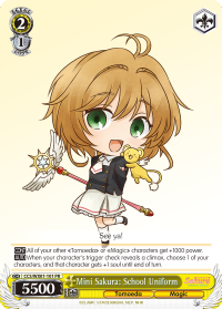 Mini Sakura: School Uniform - CCS/WX01-101 - Promo available at 401 Games Canada