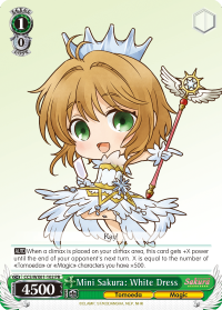 Mini Sakura: White Dress - CCS/WX01-102 - Promo available at 401 Games Canada