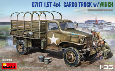 MiniArt - G7117 1,5t 4x4 Cargo Truck w/Winch 1/35 [35389] available at 401 Games Canada