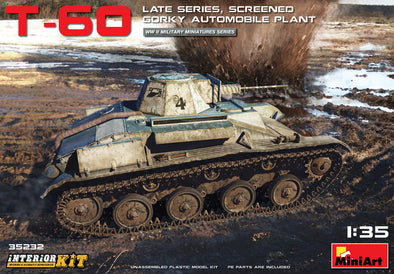 MiniArt - T-60 Late Series, Screened (Gorky Automobile Plant) Interior Kit 1/35 [35232] available at 401 Games Canada