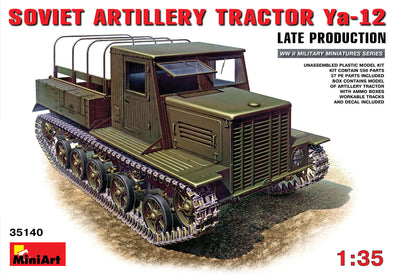 MiniArt - Ya-12 Late Prod. Soviet Artillery Tractor 1/35 [35140] available at 401 Games Canada