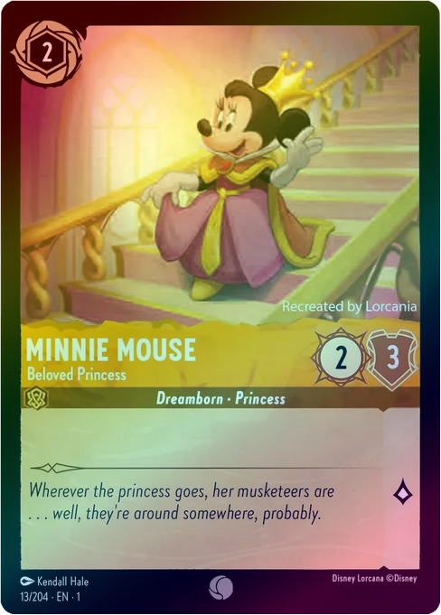 Minnie Mouse (Beloved Princess) - 13/204 - Common (Foil) available at 401 Games Canada