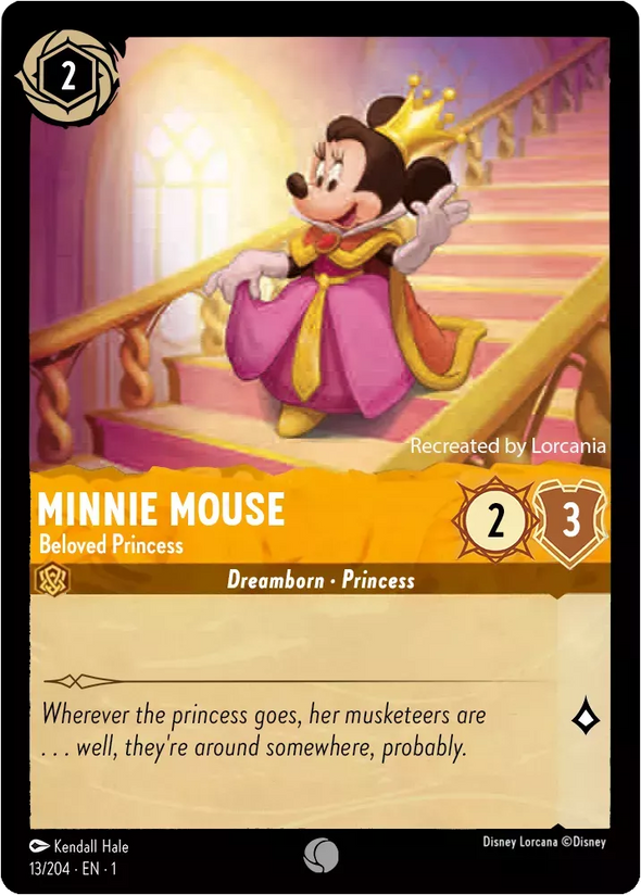 Minnie Mouse (Beloved Princess) - 13/204 - Common available at 401 Games Canada