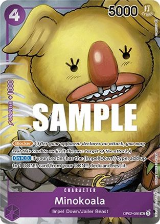 Minokoala (Box Topper) - OP02-086 - Uncommon available at 401 Games Canada