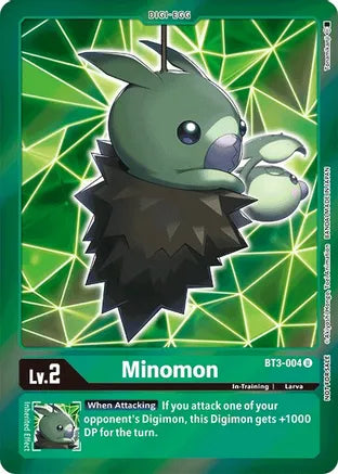 Minomon (Event Pack 2) - BT3-004 - Uncommon available at 401 Games Canada