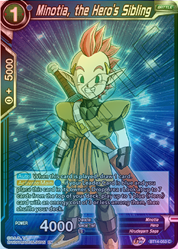 Minotia, the Hero's Sibling - BT14-053 - Common (FOIL) available at 401 Games Canada