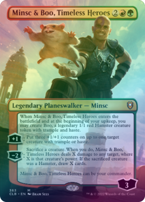 401 Games Canada - Minsc & Boo, Timeless Heroes - Borderless (Foil) (CLB) 401 Games Canada - Minsc & Boo, Timeless Heroes - Borderless (Foil) (CLB)
