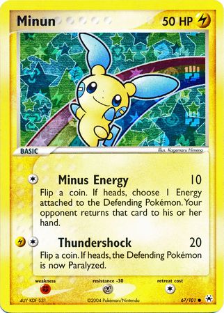 Minun - 67/101 - Common - Reverse Holo available at 401 Games Canada