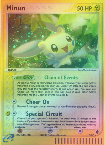 Minun - 7/97 - Holo Rare - Reverse Holo available at 401 Games Canada