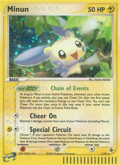 Minun - 7/97 - Holo Rare available at 401 Games Canada